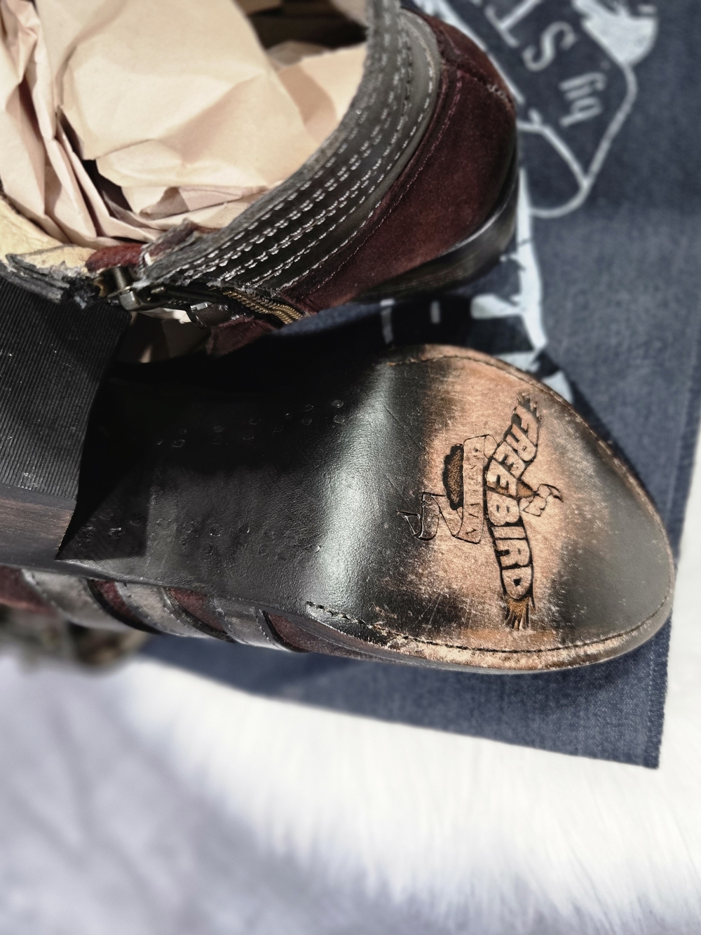 Freebird by Steven "Grind" strappy ankle boots - Picture 6 of 7